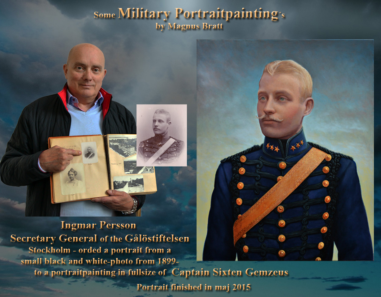Portrait from small photo